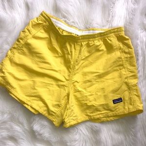 Yellow Patagonia Shorts